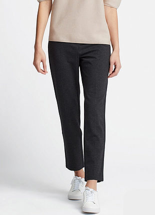 Брюки uniqlo, темно-серые, s.