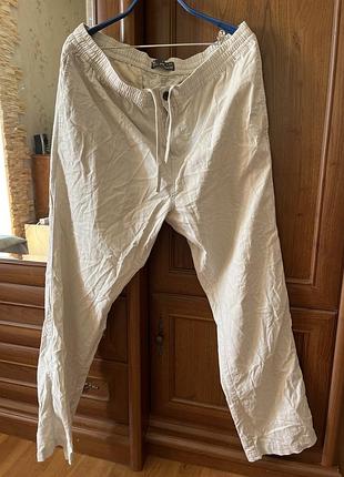 Штани з льону primark denim co. “xl”