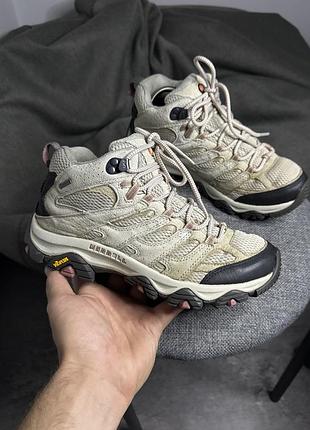 Кросівки merrell moab 3 mid goretex 38.5 25 трекінгові кроссовки мерелл