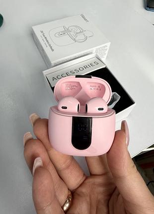Wasart j55 true wireless earbuds — беспроводные наушники bluetooth, розовые, новые