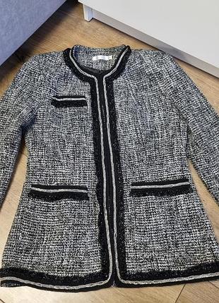 Піджак в стилі chanel,  теплий котон, не шерсть на м невелику л