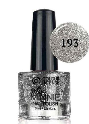 Лак для ногтей 5мл мini 193 глиттер голографик тм colour intense