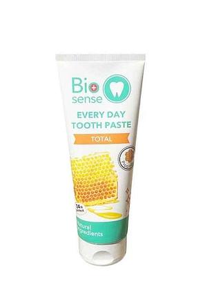 Зубная паста c прополюсом 250мл every day tooth paste total тм bioton