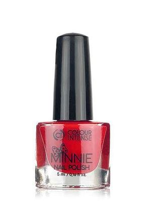 Лак д/нігтів minnie 188 enamel red classic 5мл тм colour intense