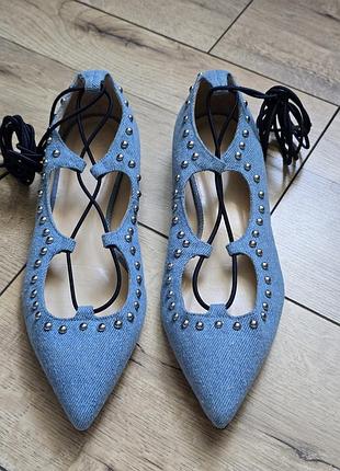 Джинсові балетки від navyboot.