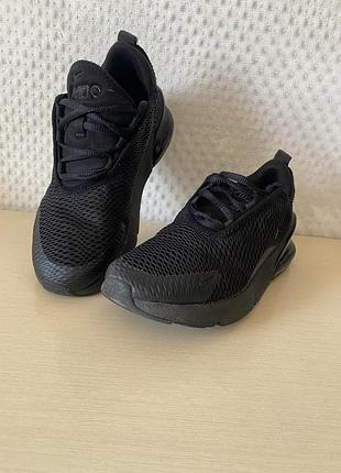 Оригінальні кросівки nike air max 270 (gs) black — eur 33.5 / 21 см