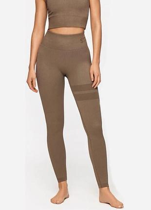 Stronger ribbed leggings   женские компрессионные-тренировочные лосины