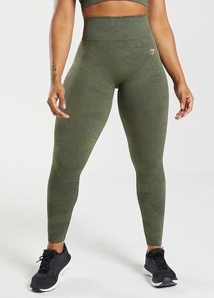 Gymshark adapt camo  женские спортивные-тренировочные лосины