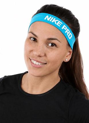 Nike pro headband   спортивная-тренировочная резинка/бандана унисекс