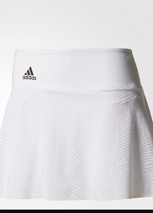 Теннисная юбка adidas белоснежная юбка шорты