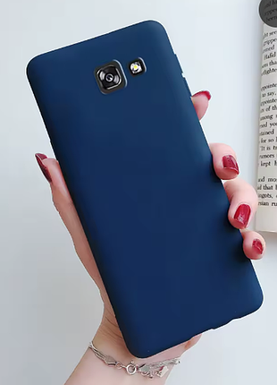 Захисний, синій чохол, накладка для смартфону samsung galaxy j3📱