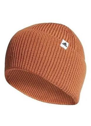 Яскрава помаранчева шапка від adidas merino wool