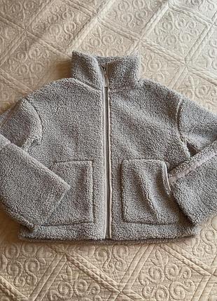 Плюшева куртка h&m