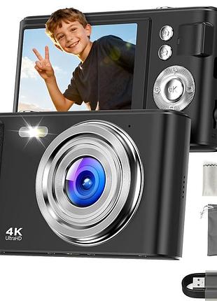 Цифровой фотоаппарат zazyzia dc05 4k ultra hd, 48 мп, детская камера