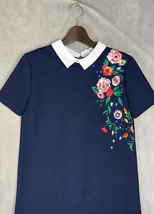 Вишита квіткова сукня вишиванка zara trafaluc