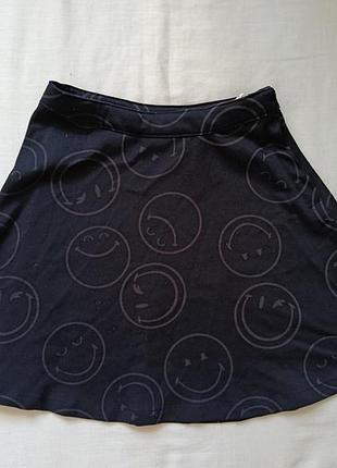 Юбка на девочку со смайликами h&m 8-9 лет 2