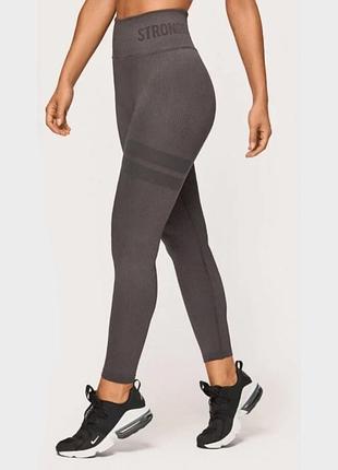 Stronger ribbed leggings   женские компрессионные-тренировочные лосины