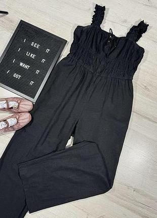 Лляний комбінезон h&m