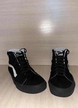 Vans sk8-hi — чорні високі кеди