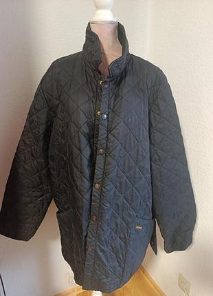 Оригинальная стеганая куртка barbour liddesdale quilted jacket вельветовый воротник