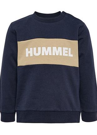 Новий світшот hummel темно-синій з логотипом, зріст 80 см