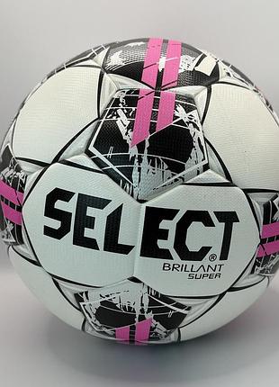 Футбольный мяч select brilliant super размер 5 + голка,сетка