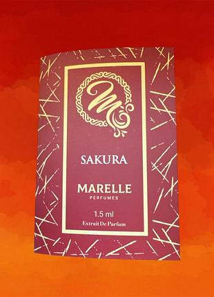 Marelle perfumes sakura – парфумована вода унісекс (пробник)
