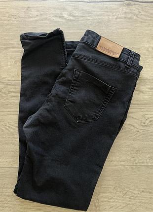 Zara джинси чорні з замочками