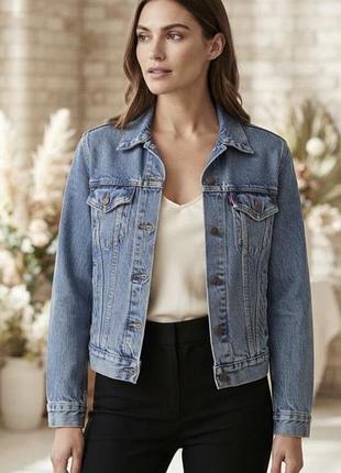 Пиджак джинсовый фирмы levis strauss сша размер l.