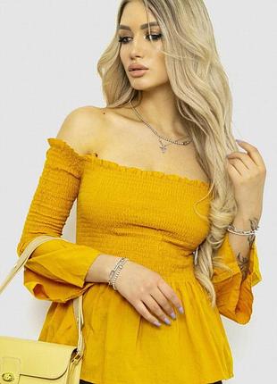 Жіноча 100% бавовни широка однотонна блуза