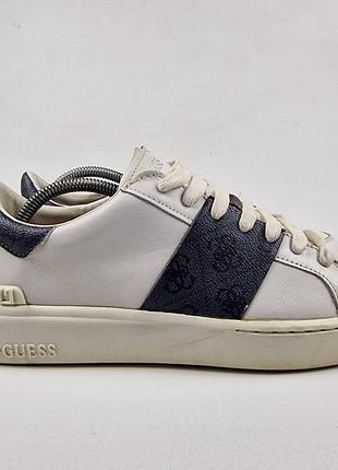 Чоловічі шкіряні кеди guess verona stripe low