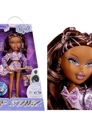 Модная кукла bratz pop starz sasha рок поп звезда саша с аксессуарами и подвеской 595991