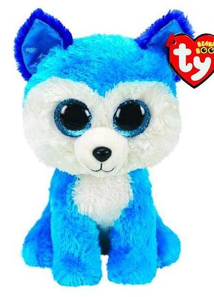 М'яка іграшка ty beanie boos блакитний хаски принц 25 см (36474)