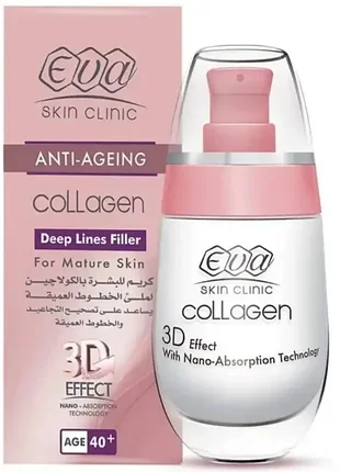 Eva skin clinic collagen deep lines filler 40+ крем ева коллаген заполнитель морщин 40+
