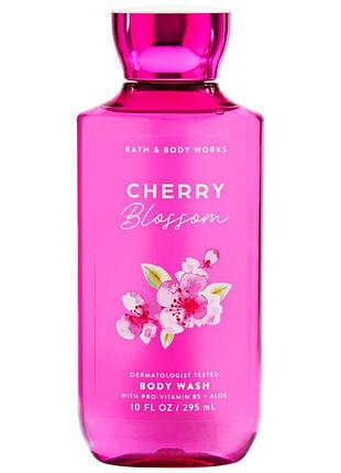 Парфюмированный гель для душа bath & body works cherry blossom gel 295 мл