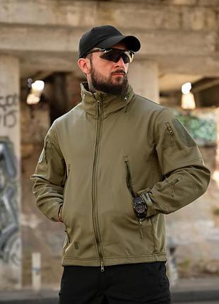 Тактичесая куртка softshell element oliva ра4969