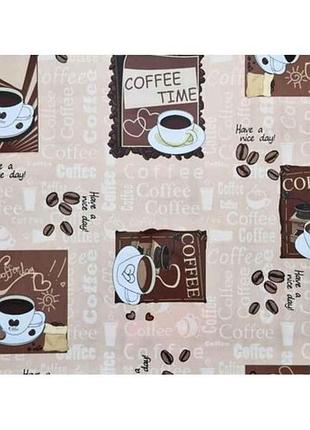 Термосерветка 1-сторонняя 0,98*0,58м пластик coffee time тм bona domus