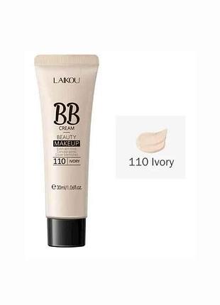 Тональний bb-крем 30мл laikou bb cream beauty makeup (110) ivory тм laikou