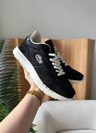 👟 кроссовки lacoste partner 70s black white / наложка bs👟