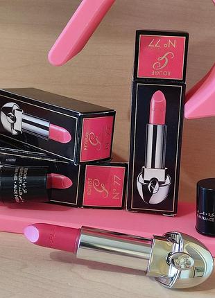 Губная помада guerlain rouge g de guerlain в ярком нежно-розовом оттенке No 77 (light pink / geraldine)