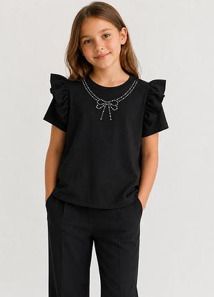 Футболка чорна river island 8 років