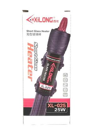 Обігрівач для акваріума xilong xl-025 потужністю 25w