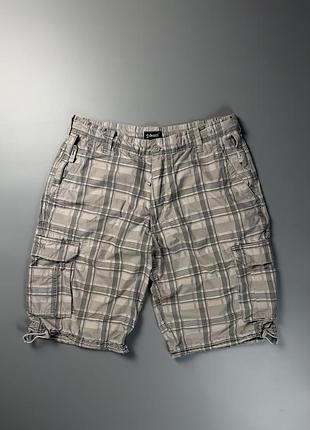 Шорти карго schott nyc vintage / картаті шорти скотт