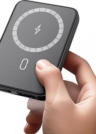 Повербанк addtop 10000mah для телефона, charge rapide 20w pd qc 3.0, mini 15w с кабелем usb-c для смартфонов и планшетов