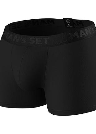 Мужские анатомические боксеры intimate 2.1 black series, черные, man's set 3xl