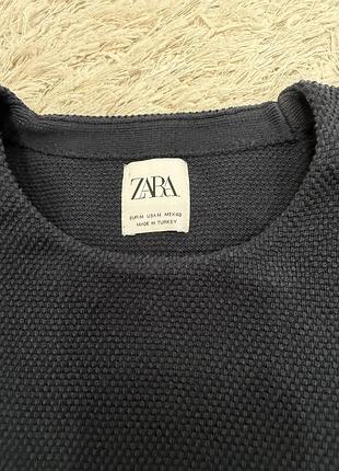 Футболка 👕 чоловіча zara man navy blue