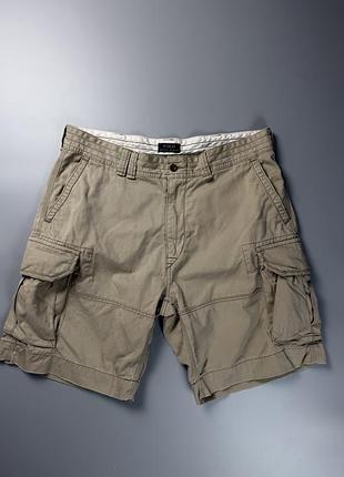 Шорти карго polo ralph lauren / бежеві шорти ральф лорен