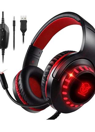 Игровая гарнитура игровые наушники для ps5, nintendo switch, ps4, xbox, пк | гарнитура для ps5, гарнитура с микрофоном, усиление