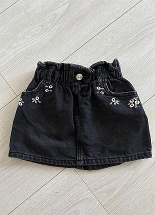 Дитяча джинсова спідниця zara