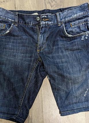 Архівні джинсові шорти dolce & gabbana cut 14 (оригінал, it 48 / m-l, made in italy)